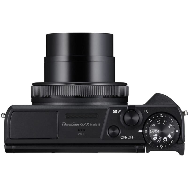 Canon PowerShot G7 X Mark III Digital Camera (Black) (3637C001) + 64GB Memory Card + Card Reader + Deluxe Soft Bag - Image 5