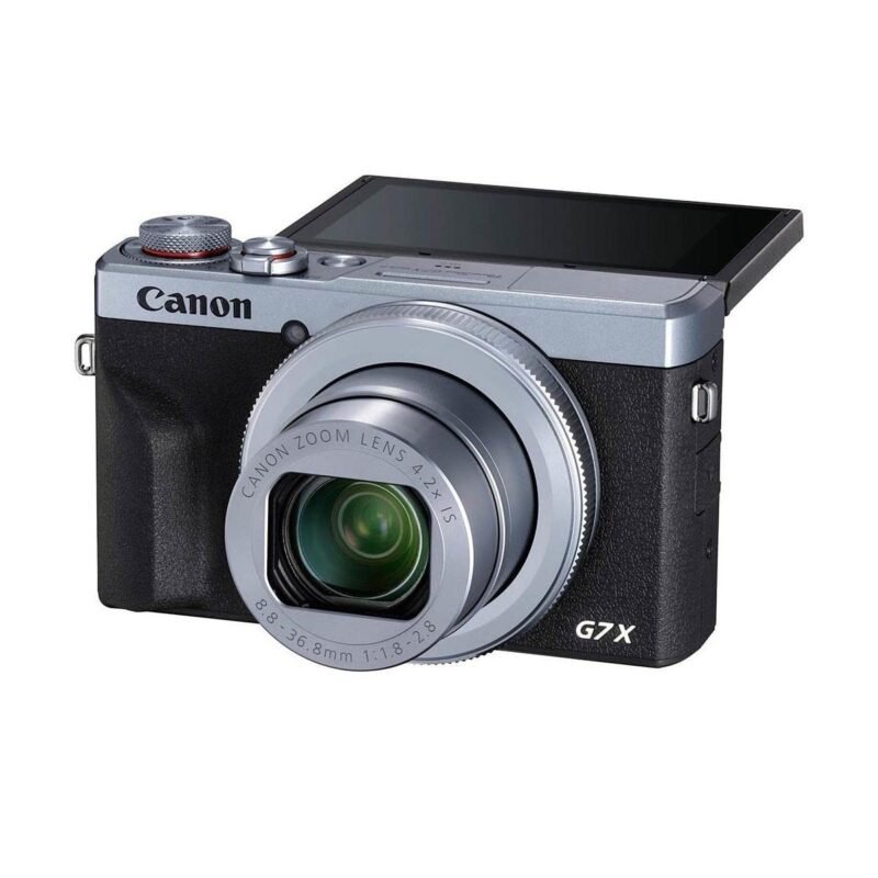Canon PowerShot G7 X Mark III Digital Camera (Silver) Bundle with 64GB Memory Card, 12" Flex Tripod, High Speed Card Reader - Image 7