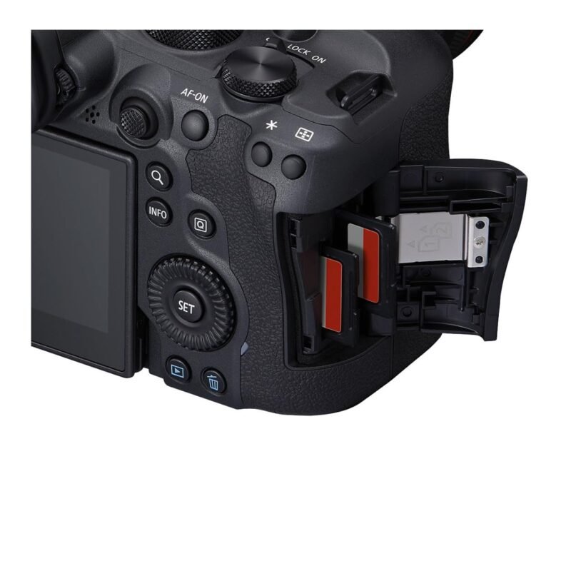 Canon EOS R6 Mark II Mirrorless Camera (Body Only), Full-Frame Camera, 24.2 Megapixel CMOS Sensor, Photo and Video Capabilities, Black - Image 3