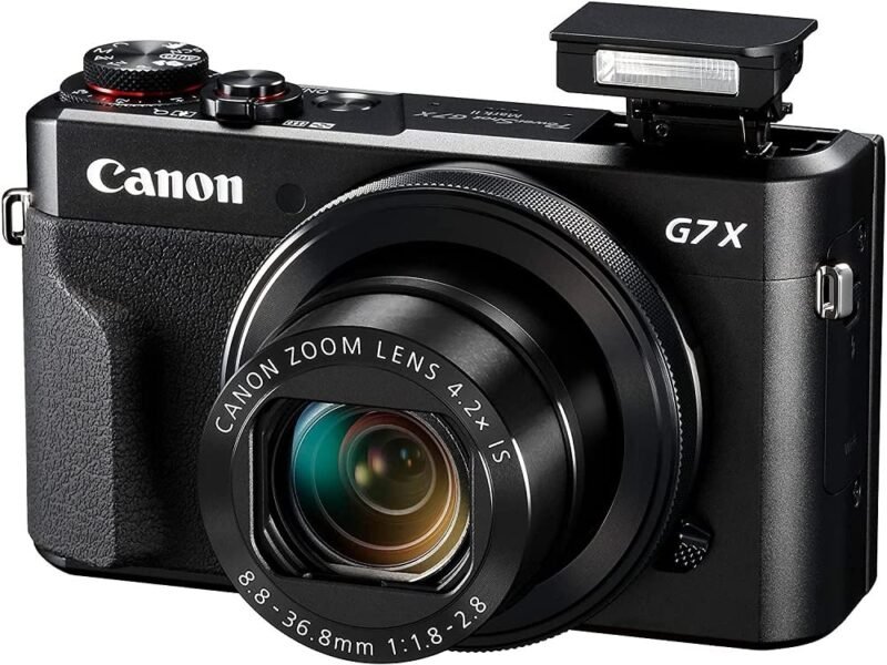 Canon PowerShot G7 X Mark II, 1066C002 (International Version) Black