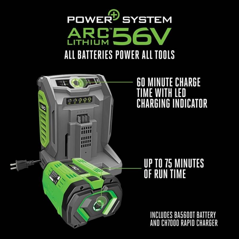 EGO Power+ Select Cut LM2156SP 21 in. 56 Volt Battery Self-Propelled Lawn Mower with 10Ah Battery and 700W Turbo Charger,Black - Image 3