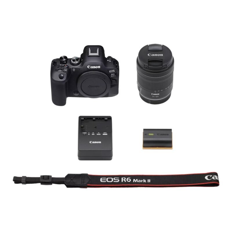 Canon EOS R6 Mark II Full Frame Mirrorless Camera Body with RF 24-105mm F4-7.1 is STM Lens 5666C018 Bundle - Image 6