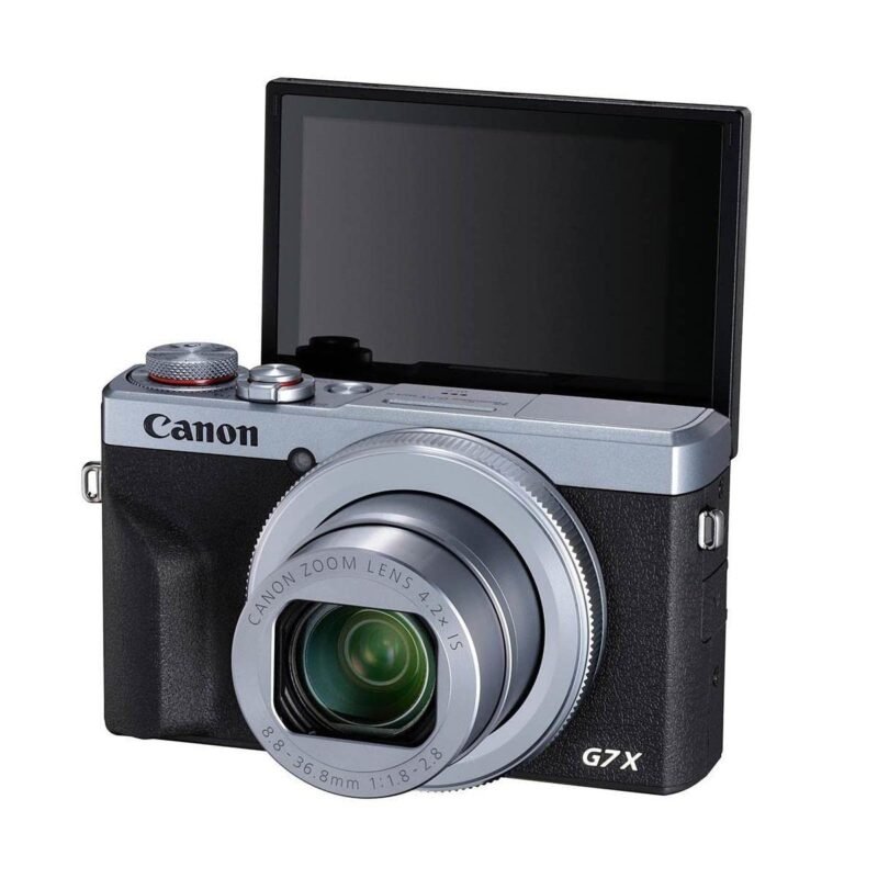 Canon PowerShot G7 X Mark III Digital Camera (Silver) Bundle with 64GB Memory Card, 12" Flex Tripod, High Speed Card Reader - Image 5