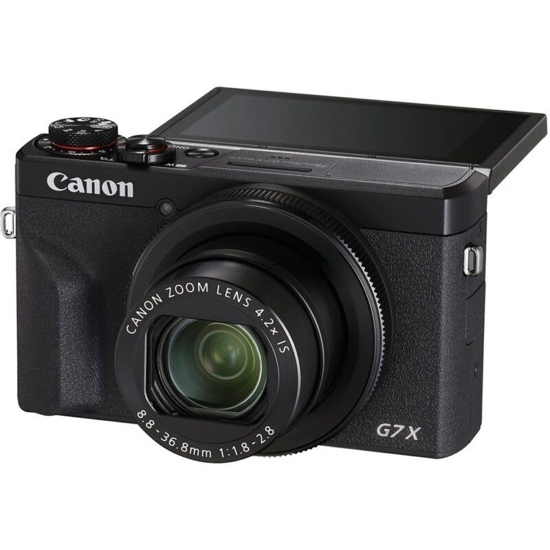 Canon PowerShot G7 X Mark III Digital Camera (Black) with Accessory Bundle - Includes: SanDisk Ultra 64GB SDXC Memory Card - Image 8