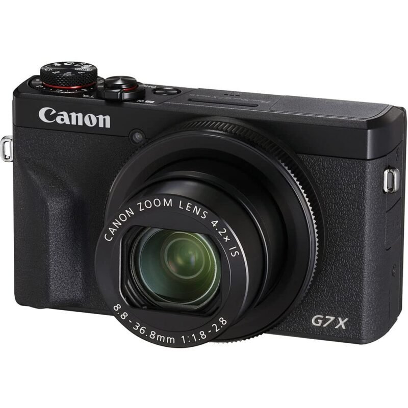Canon PowerShot G7 X Mark III Digital Camera (Black) (3637C001) + 64GB Memory Card + Card Reader + Deluxe Soft Bag - Image 8