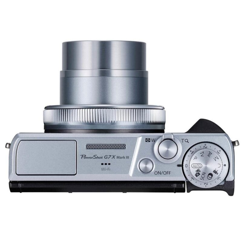 Canon PowerShot G7 X Mark III Digital Camera (Silver) Bundle with 64GB Memory Card, 12" Flex Tripod, High Speed Card Reader - Image 2