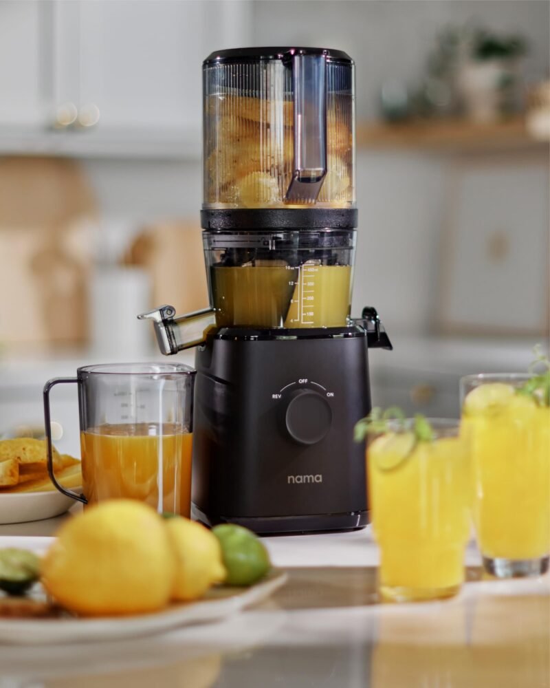 Nama J2 Cold Press Juicer – Self Feeding for Hands-Free Operation with Wide Mouth Hopper for Whole Recipe Loading - Image 2
