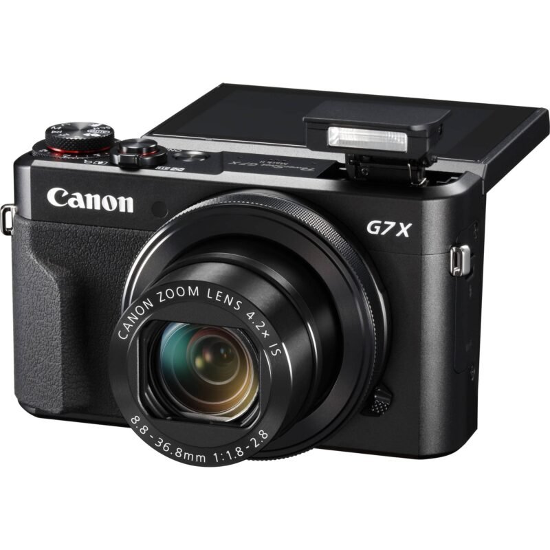 Canon PowerShot G7 X Mark II Digital Camera (Black) Bundle with SanDisk 64GB Memory Card, Full Size Tripod, High Speed Card Reader - Image 8