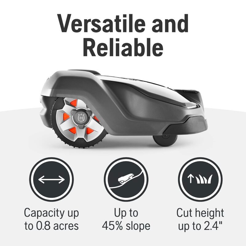 Husqvarna Automower 430X Robotic Lawn Mower with GPS Assisted Navigation, Automatic Lawn Mower with Self Installation - Image 6
