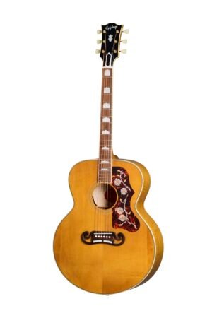 Epiphone Inspired by Gibson Custom 1957 SJ-200 Jumbo Acoustic Electric, Antique Natural with Hard Case