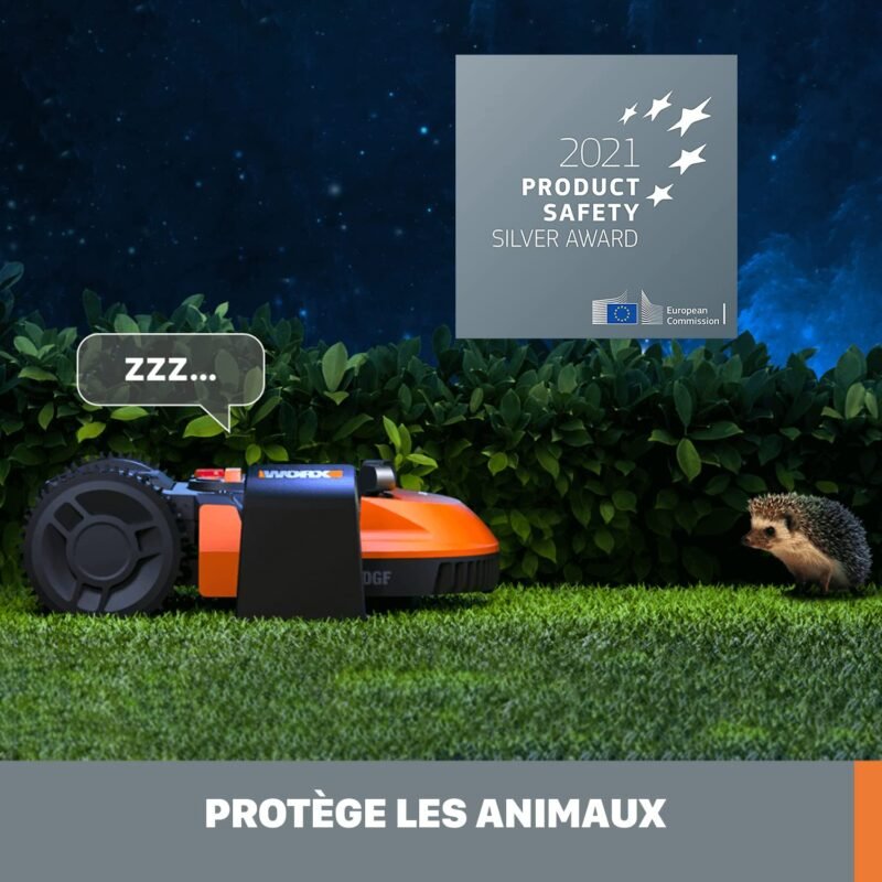 WORX Landroid Plus WR167E Robotic Lawnmower for Gardens up to 700 m² with WiFi, Bluetooth and Floating Mowing Deck - Image 7