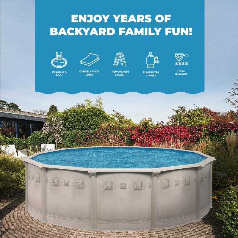 Laredo 18' x 52" SPR+ Easy-Build Steel above Ground Swimming Pool Kit by WaterThat - Image 6