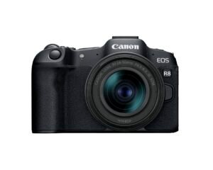 Canon EOS R8 Mirrorless Camera RF24-50mm F4.5-6.3 is STM Lens Kit, Full-Frame Hybrid Camera, 24.2 Megapixel CMOS Image Sensor