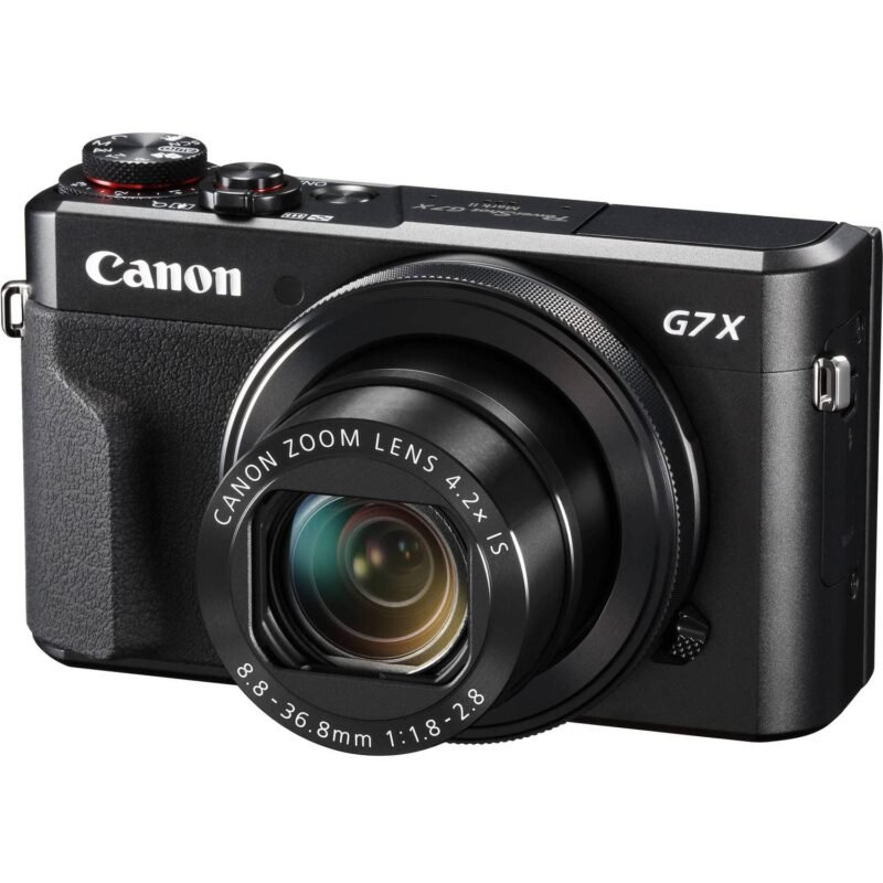Canon PowerShot G7 X Mark II Digital Camera (Black) Bundle with SanDisk 64GB Memory Card, Full Size Tripod, High Speed Card Reader - Image 9