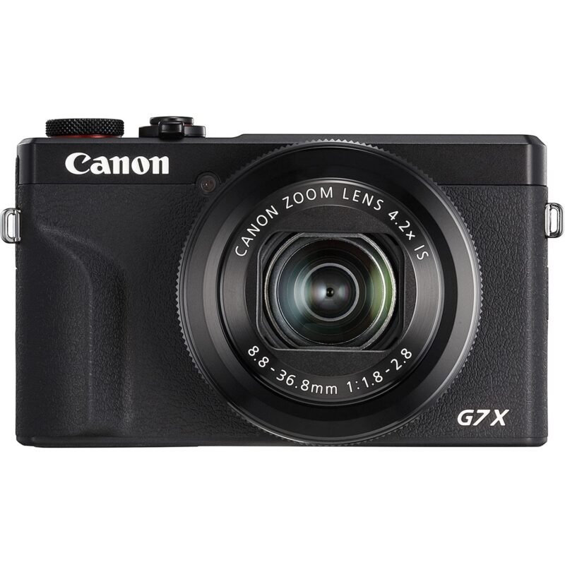 Canon PowerShot G7 X Mark III Digital Camera (Black) with Accessory Bundle - Includes: SanDisk Ultra 64GB SDXC Memory Card - Image 4