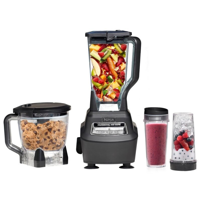 Ninja Blender, Mega Kitchen System, 1500W, 4 Functions for Smoothies, Processing, Dough, Drinks & More, with 72 Blender Pitcher - Image 2