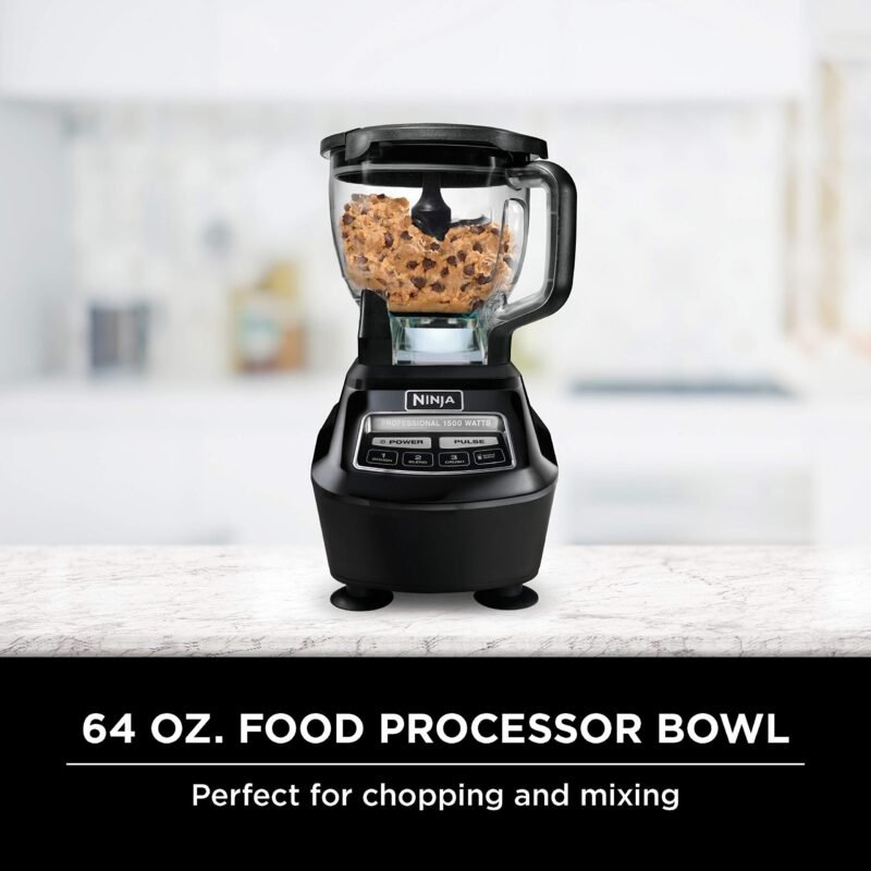 Ninja Blender, Mega Kitchen System, 1500W, 4 Functions for Smoothies, Processing, Dough, Drinks & More, with 72 Blender Pitcher - Image 7